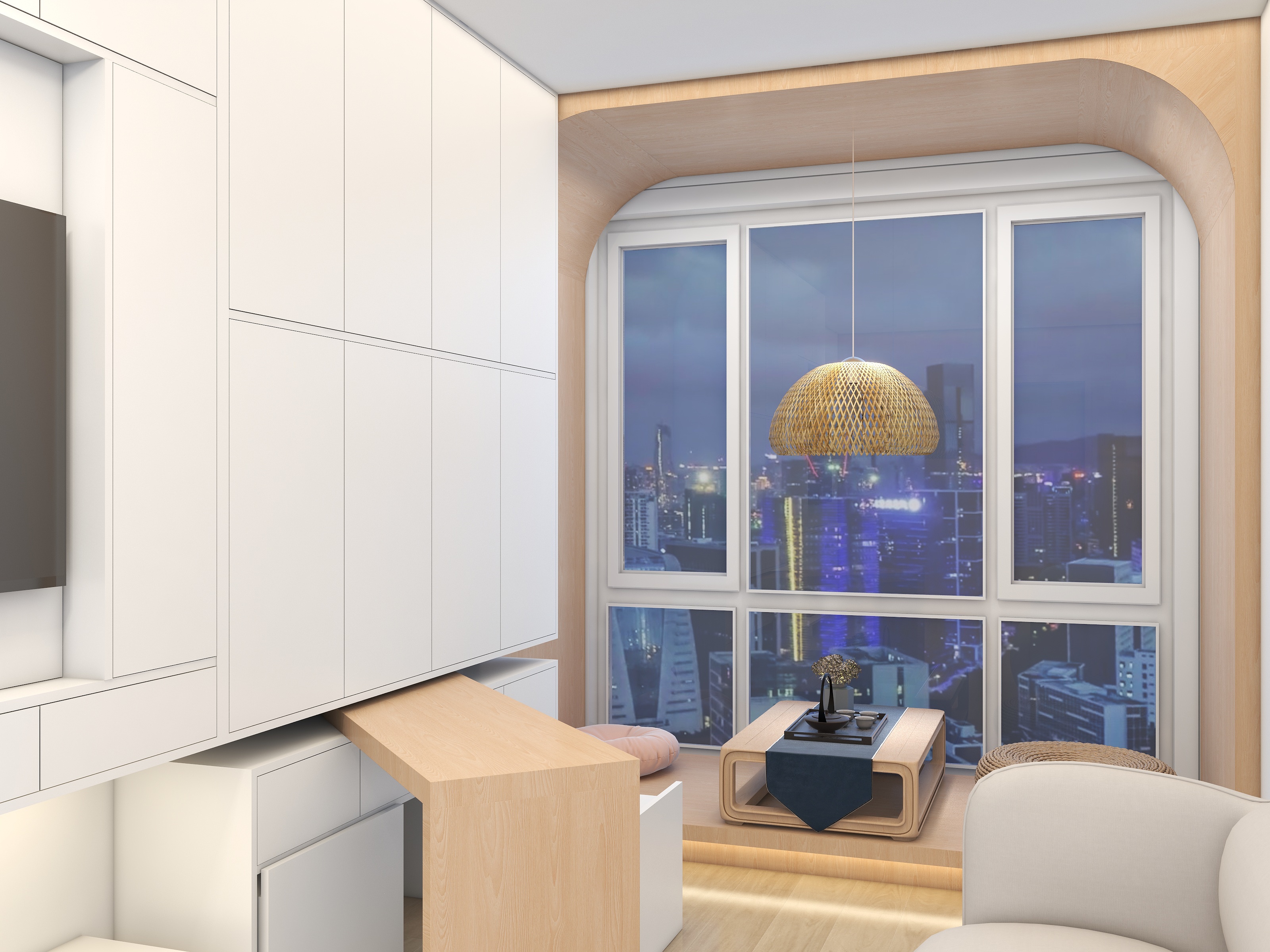 Ani..-37平米1室小户型原木风温馨北欧风-装修设计方案