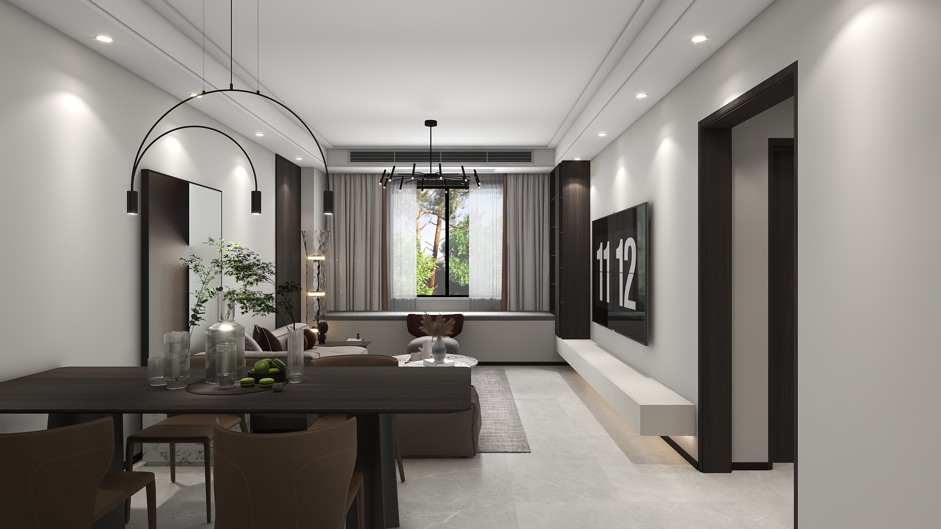 天梦空间设计-锦心小区110.42m²-装修设计方案