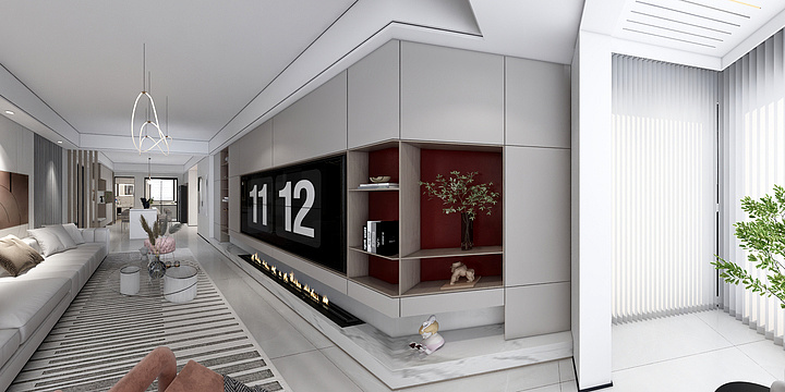 朱工丶室内装潢-化肥厂棚改户型3-装修设计方案