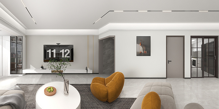 大豆OvXt-观澜府161平现代简约-装修设计方案