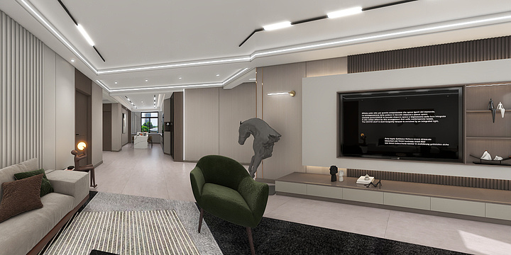 悠然装饰王波-康巴什-证大、紫金府-装修设计方案