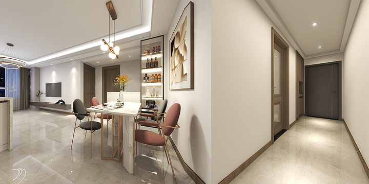 尺度空间创意设计-艺华年-方案二-装修设计方案