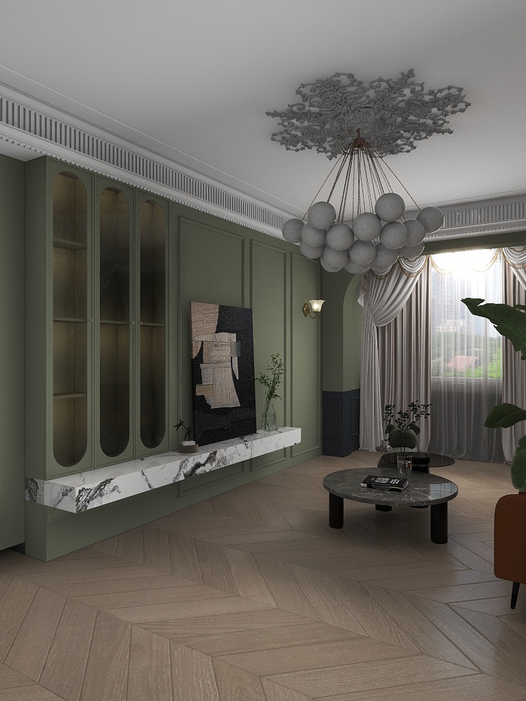 室内设计1995-法式轻奢-装修设计方案