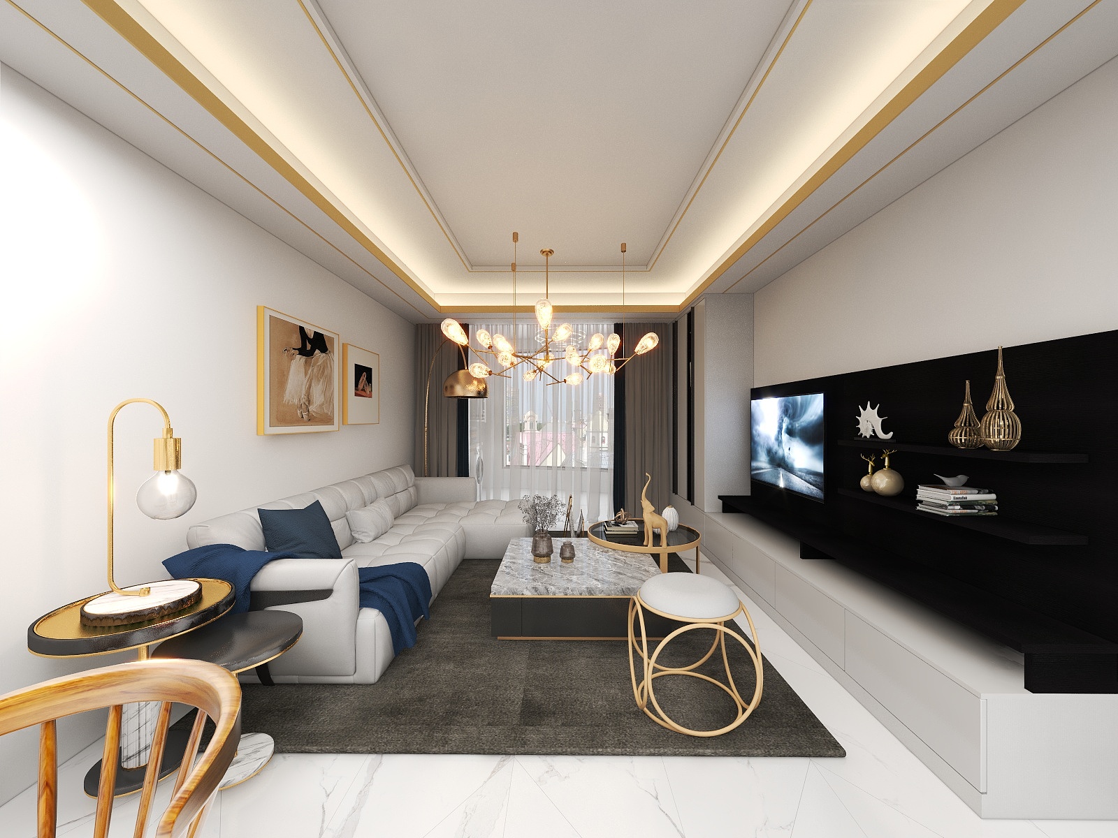 杨秉-轻奢2室-装修设计方案