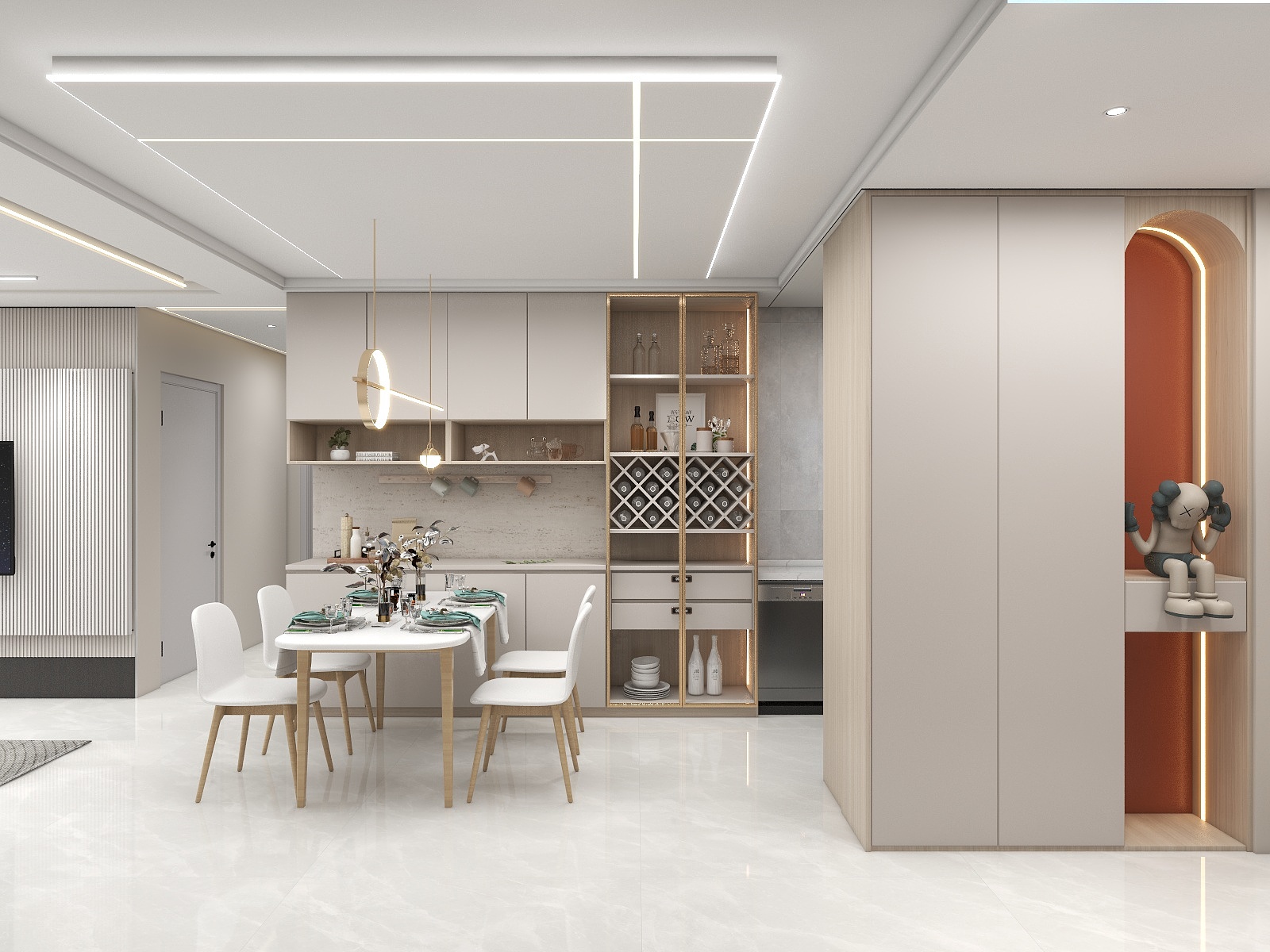 杨开发-美的锦观城现代简约113㎡-装修设计方案