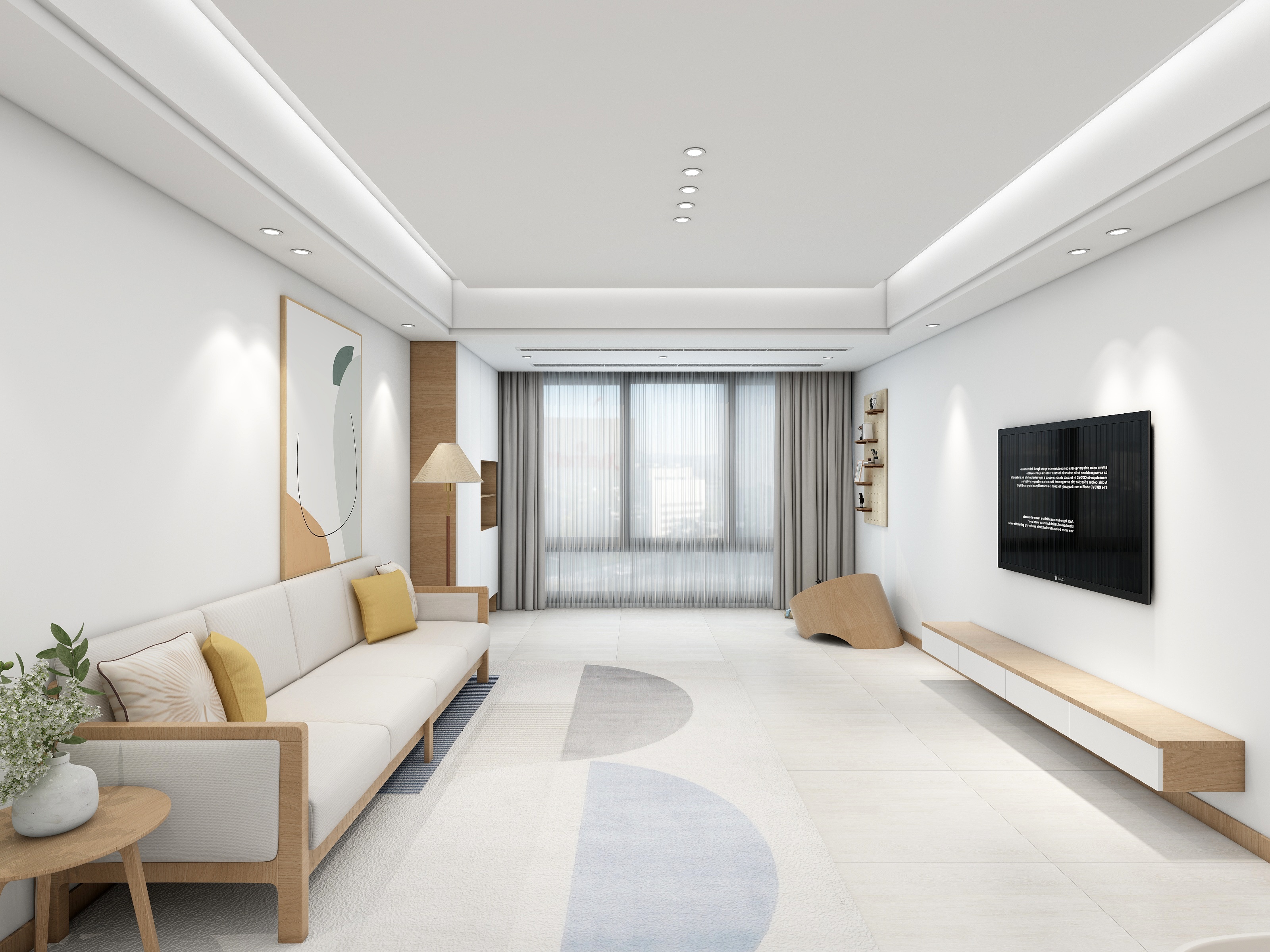 王朝霞-翡翠湾113㎡1室-装修设计方案