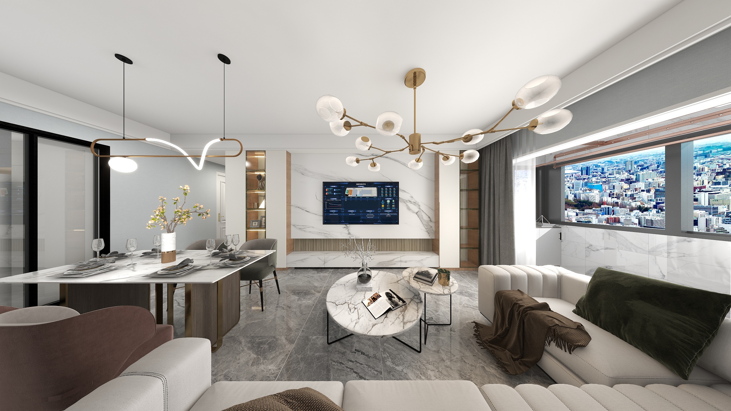 空间设计姚思凡-馨盛佳苑39-101室效果图-装修设计方案