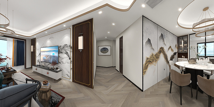 Tomboys-平湖新城公馆132㎡4室-装修设计方案