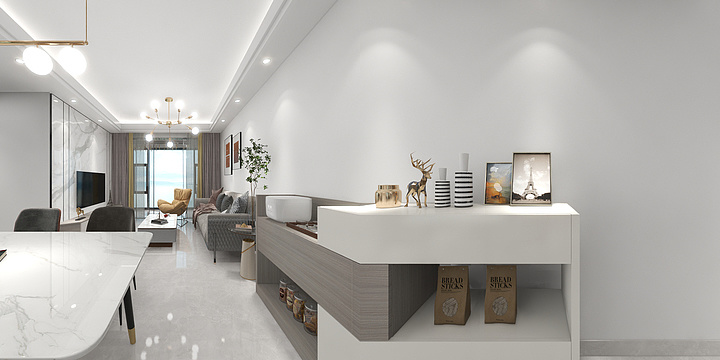 杰森全屋定制家具厂-大都锦城19-1701-装修设计方案