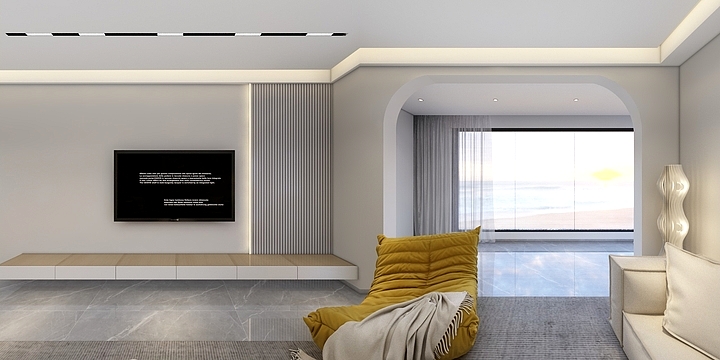 设计师大鑫-奶油风-装修设计方案