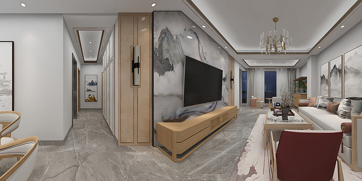 创域全案设计-欧派雅文装饰-装修设计方案