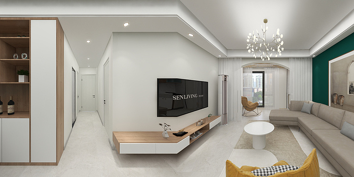 天行1990-纳西贤达锦绣御府108修改版-装修设计方案