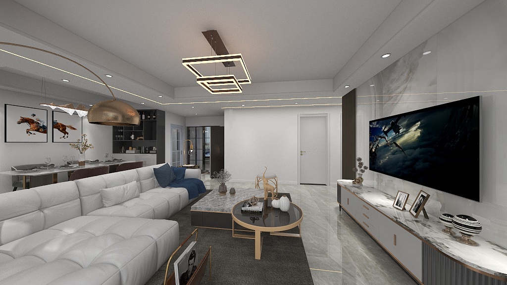 畅享空间  牟韩  15683627987-咸阳荣成西枫苑 -图框-装修设计方案