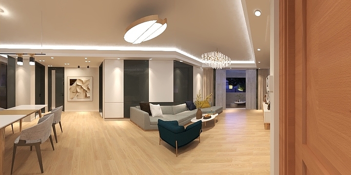 小翟设计师-龙城国际105㎡2室-装修设计方案