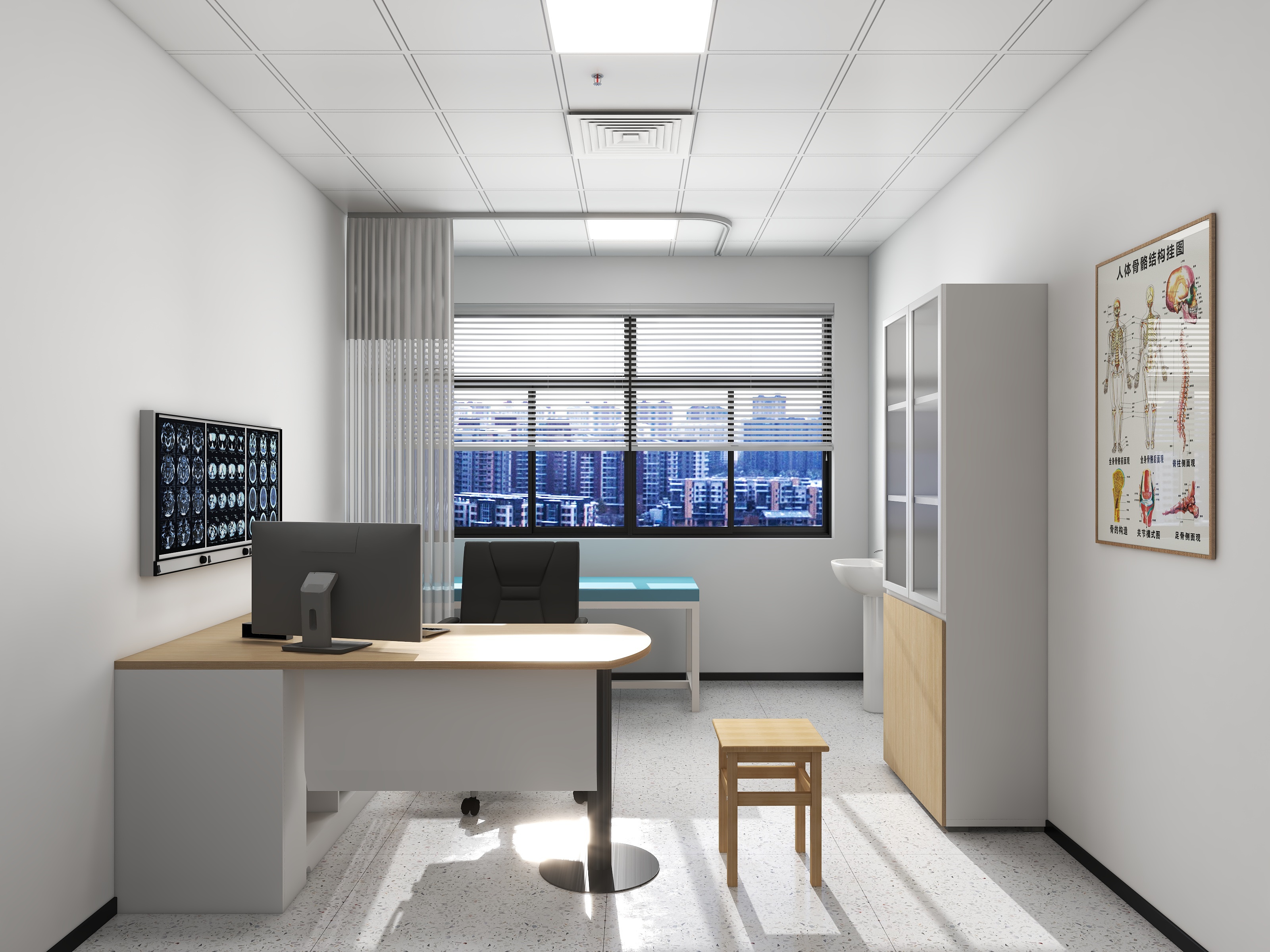浙江奥士家具-骨科诊室-装修设计方案