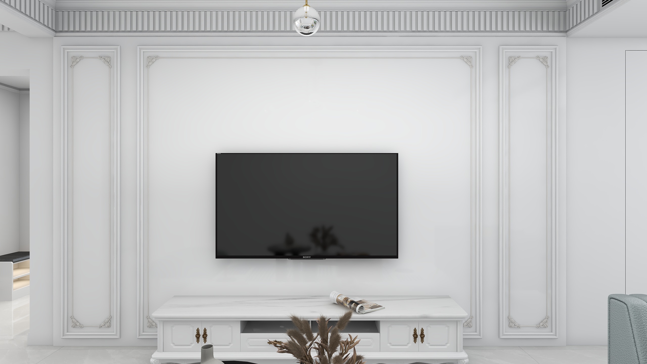 弹簧H-简欧三居-装修设计方案