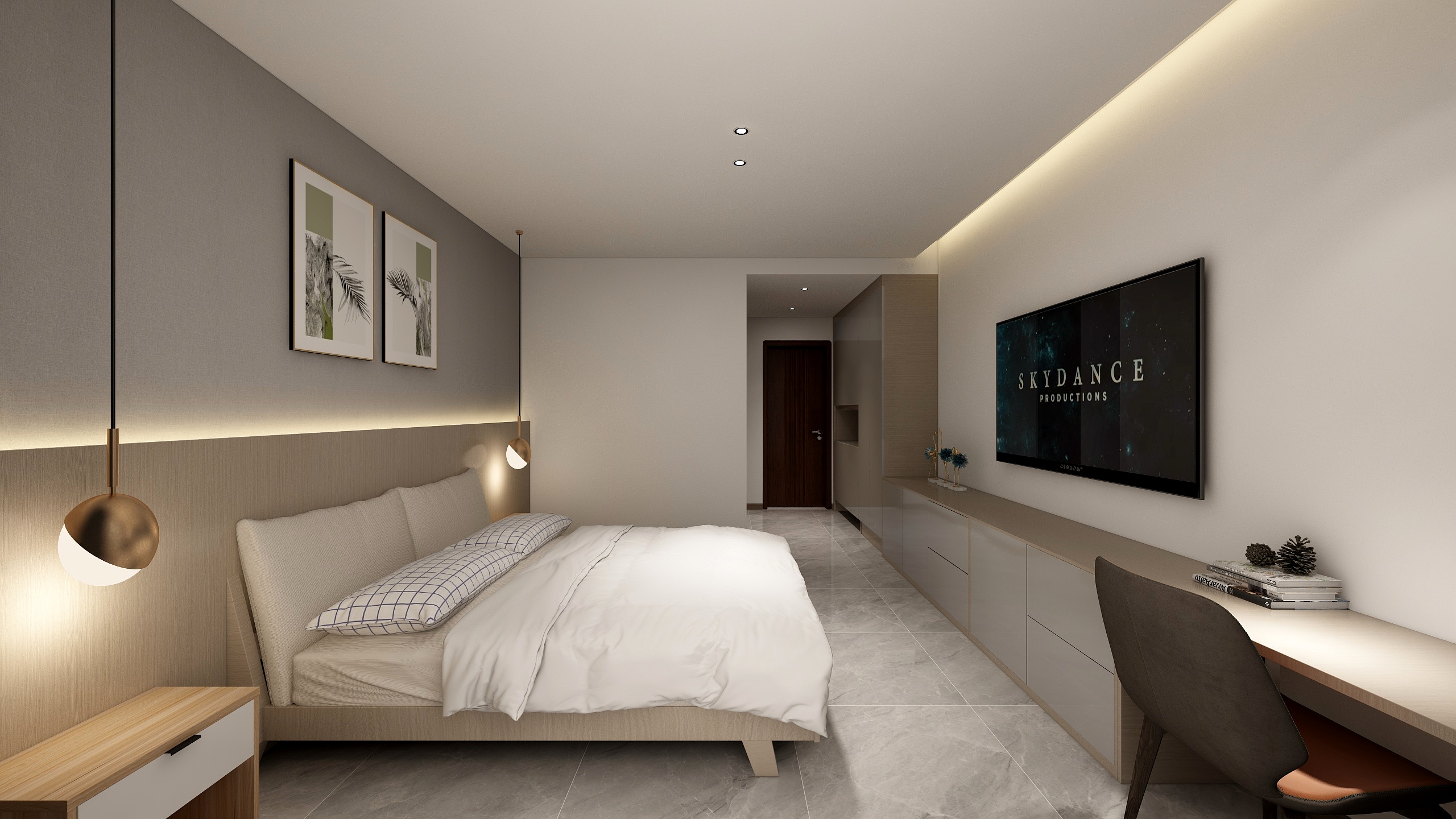 艾贻财-千佛山套房-装修设计方案