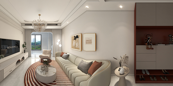 小狸奴呀-江山悦A-装修设计方案