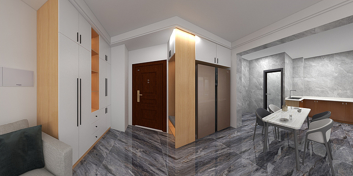 晓峰专业木工-同江市南越新城3单元302-装修设计方案