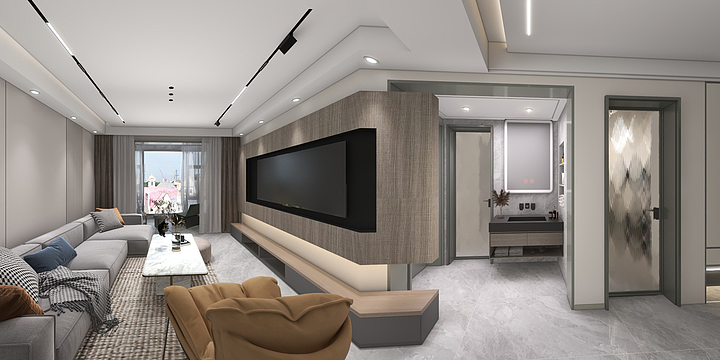 盛居设计-建业2#2104-装修设计方案