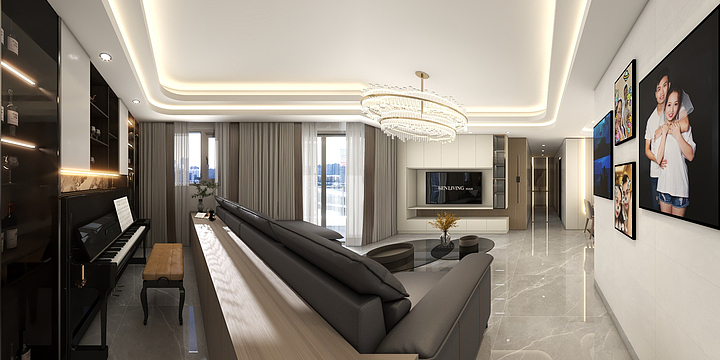 海星Jsw-华发四季114方案二-装修设计方案