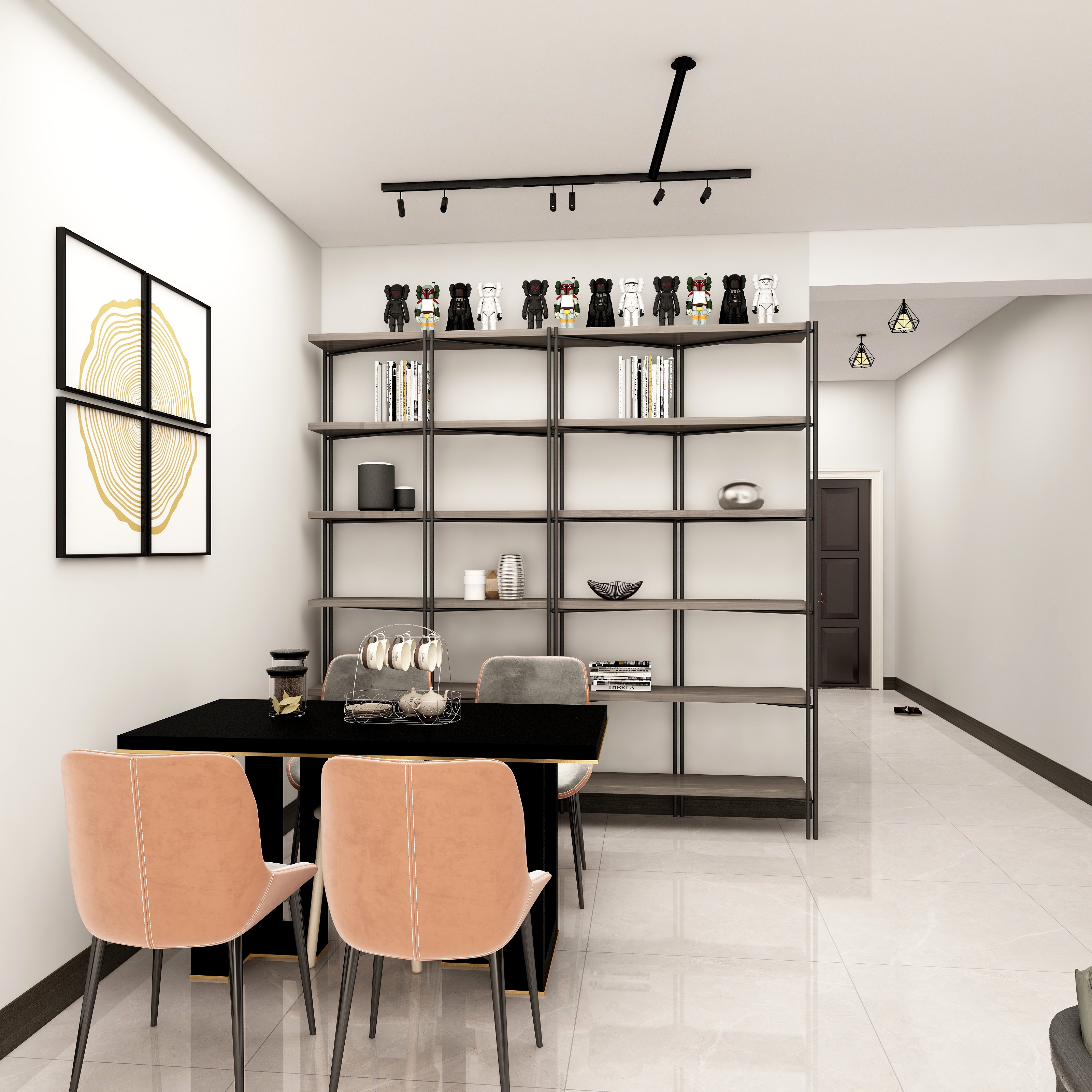 龙潭飞瀑-121㎡3室-装修设计方案