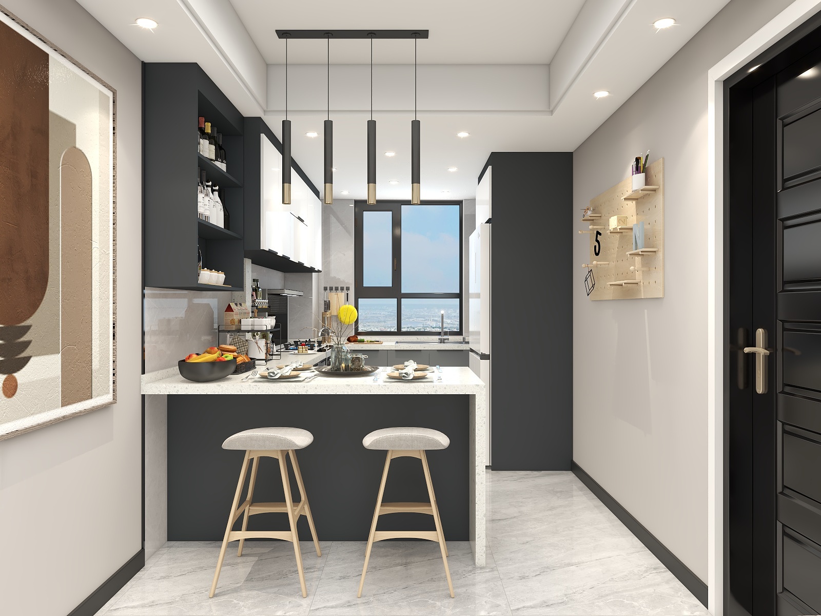 室内设计施工效果-吉祥花苑-装修设计方案