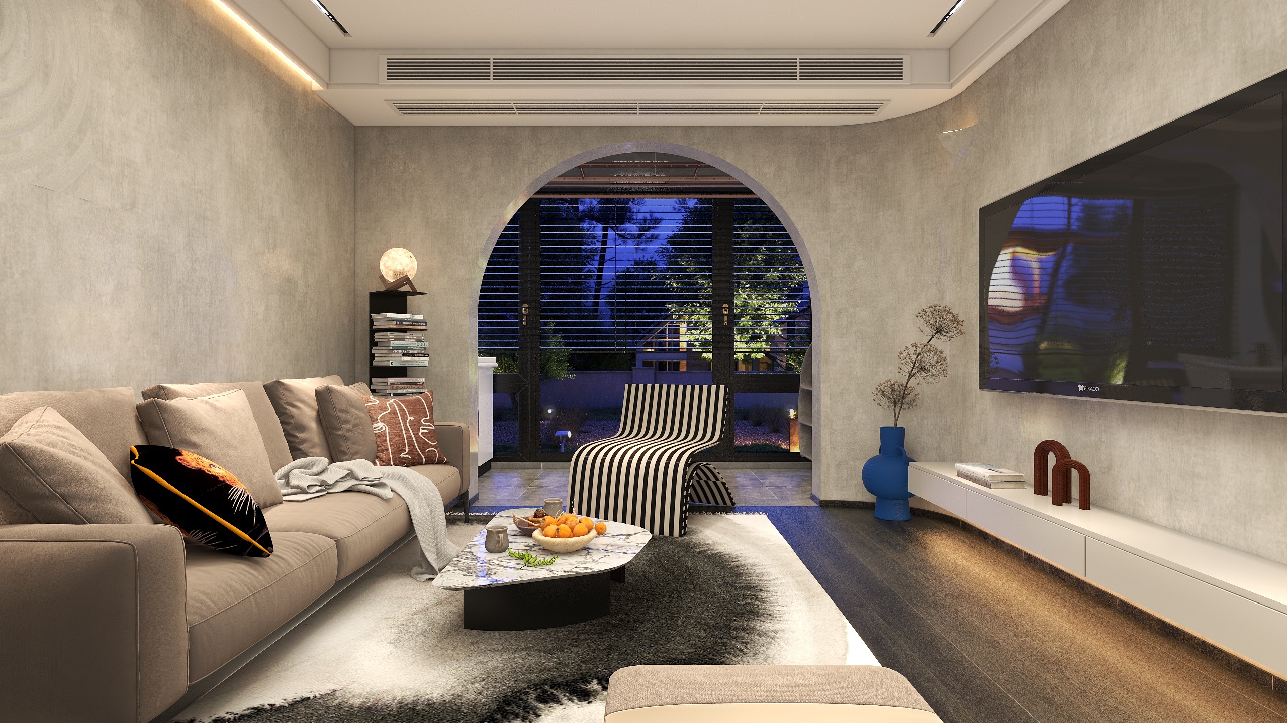 王瑛-茶花苑现代简约97㎡3室-装修设计方案