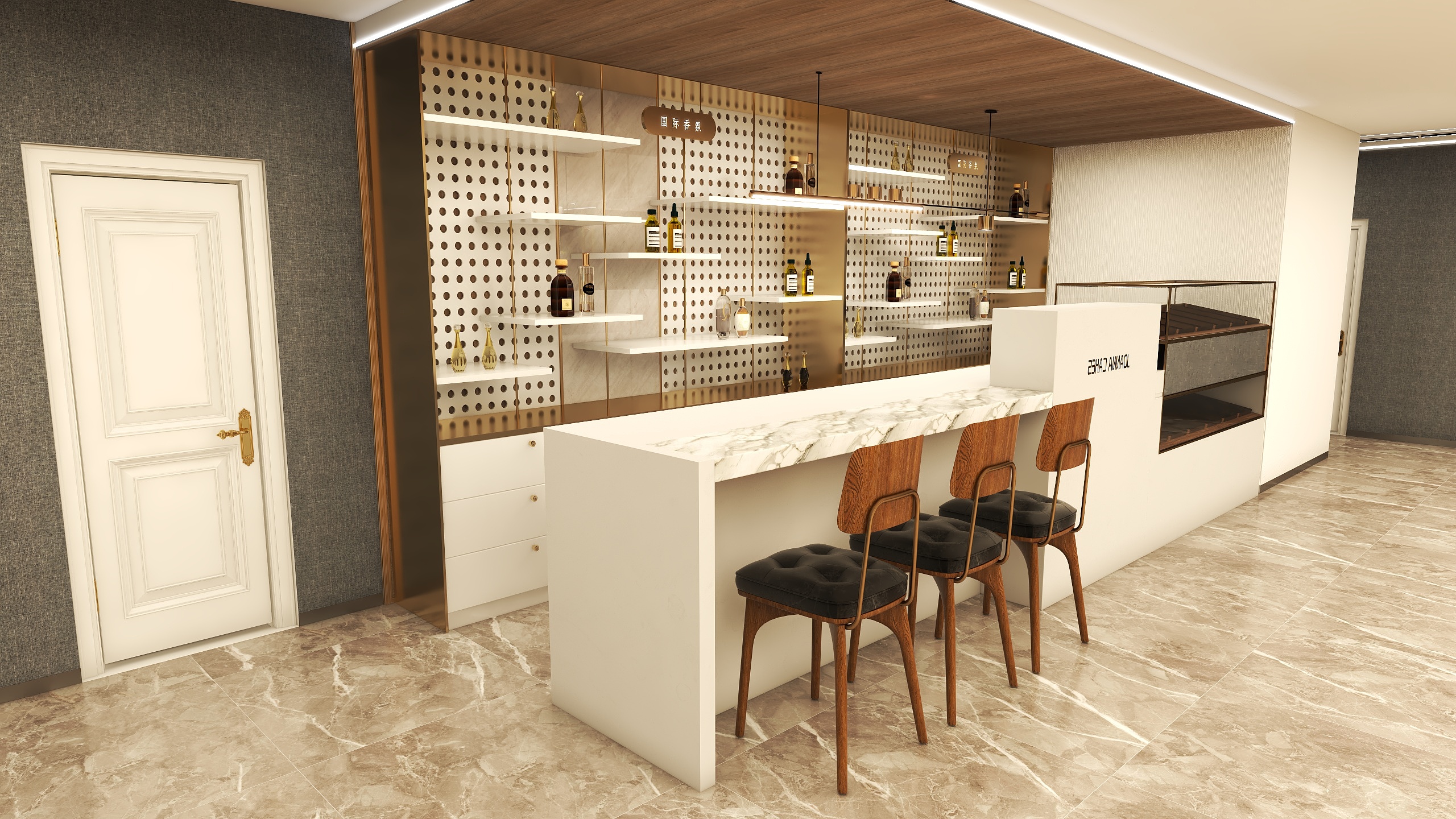 皖派建筑-工装竞技馆效果图-装修设计方案