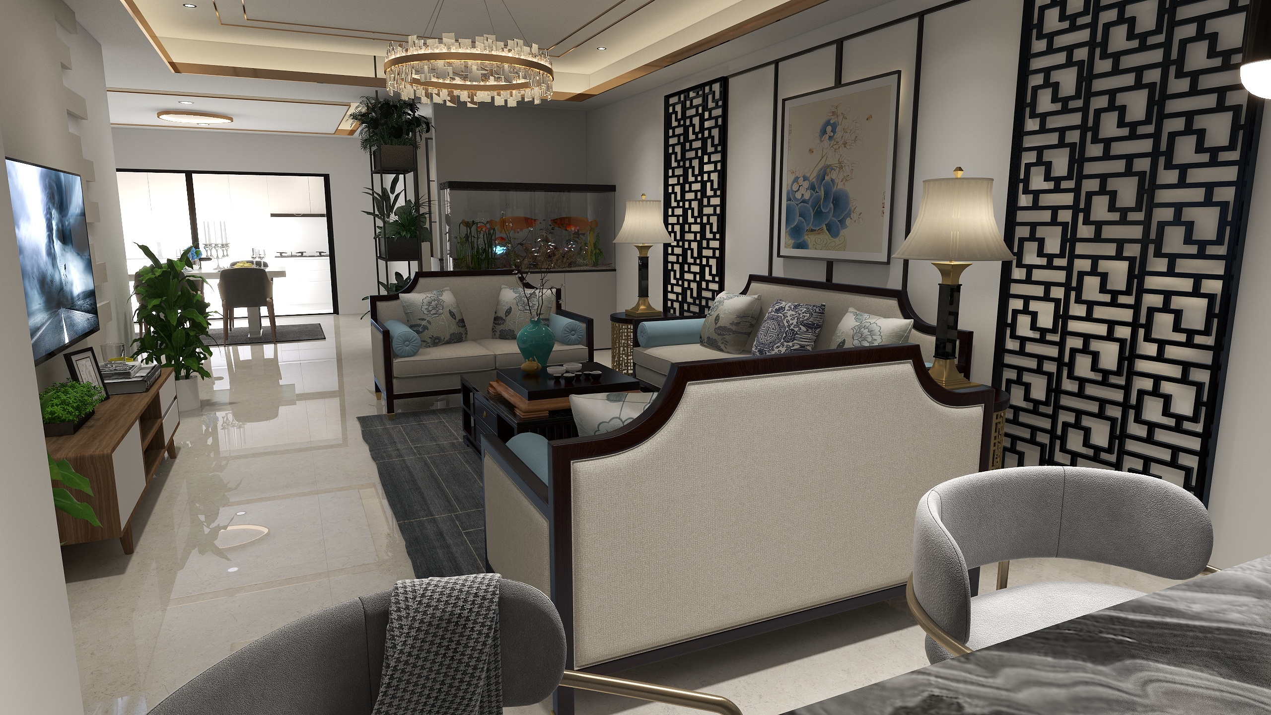 I_Dxte-曦园187㎡3室-装修设计方案