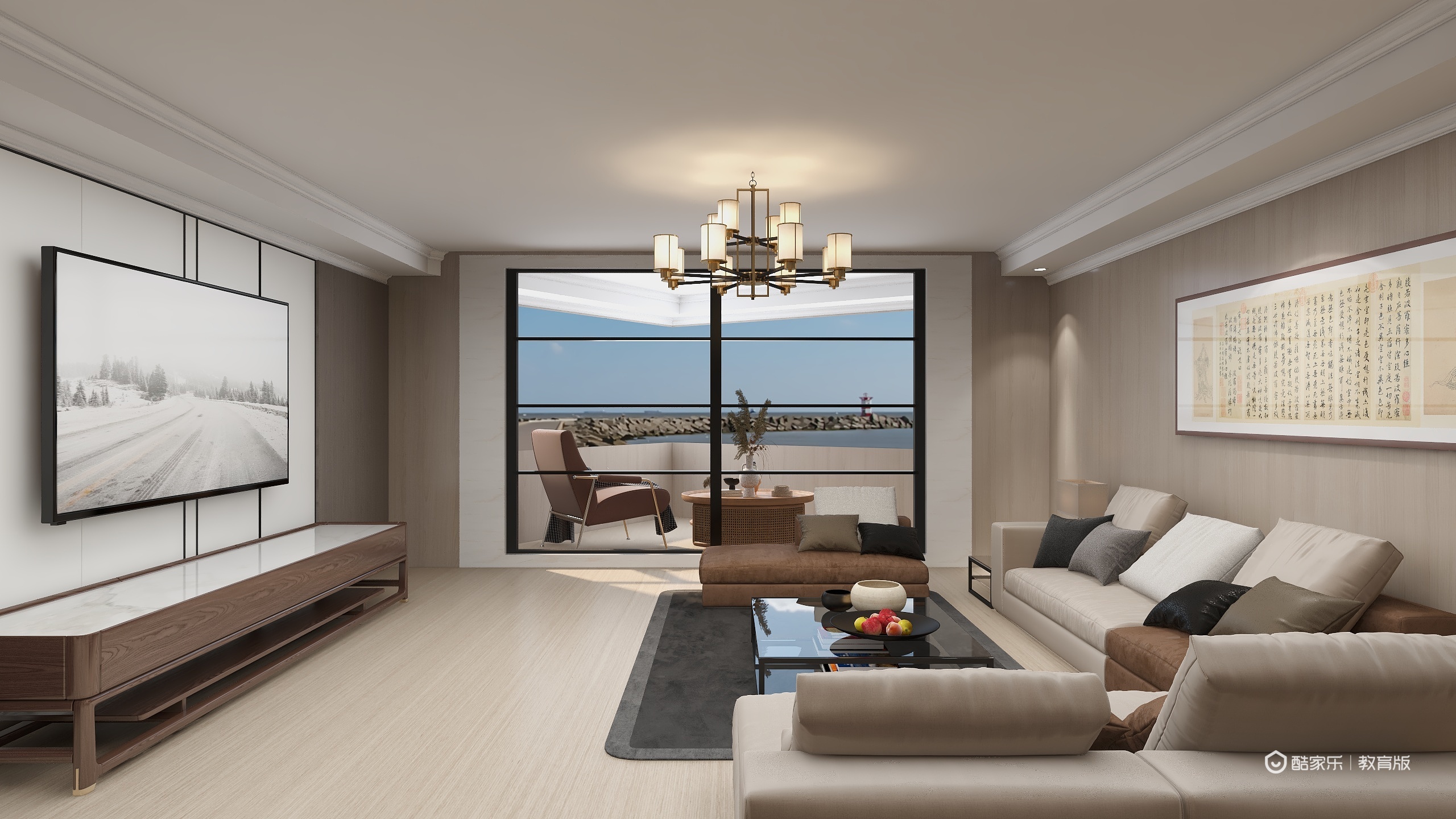 新中式184㎡-装修设计方案