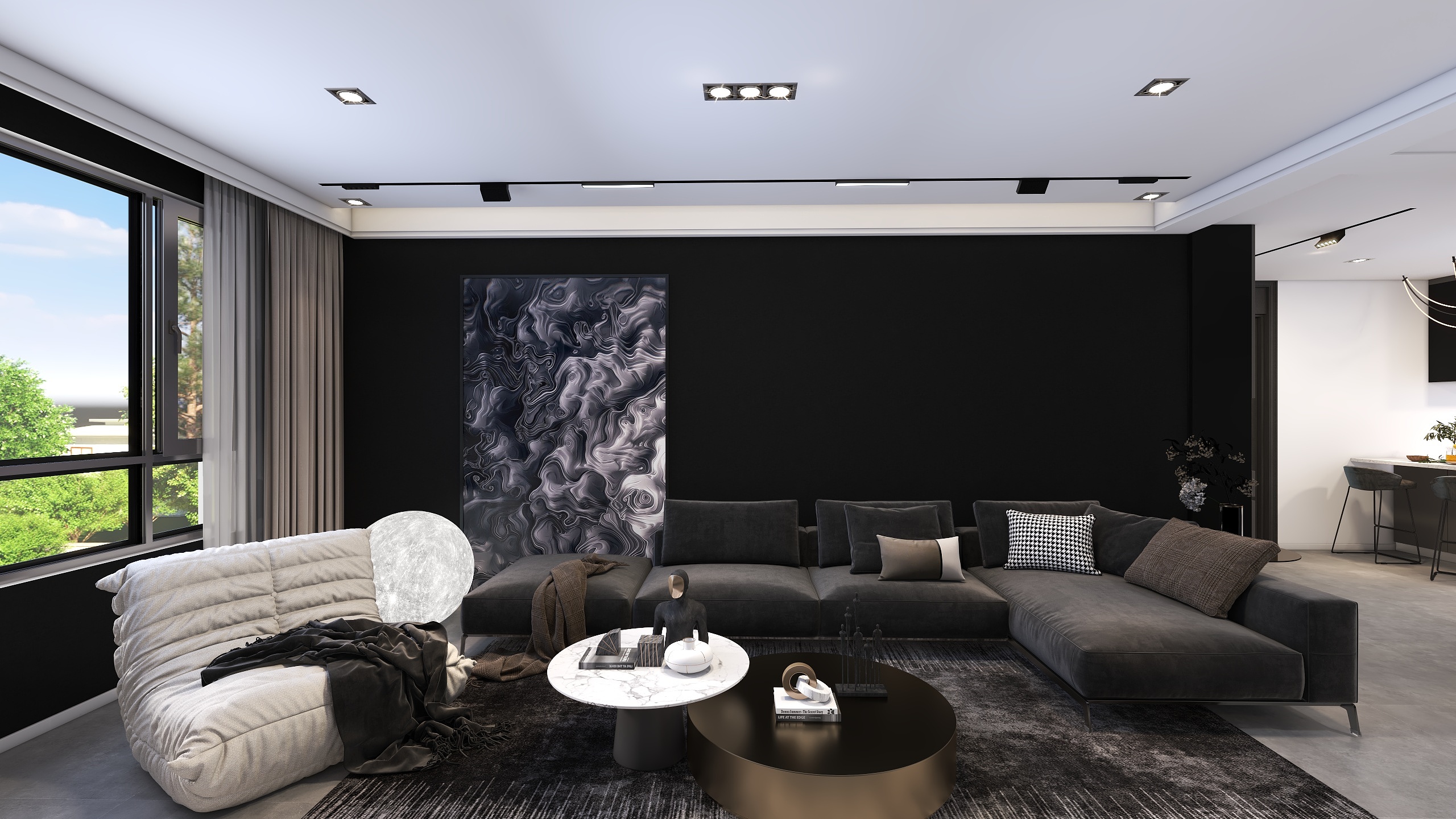 艺帅设计-125平万浦小镇B区b5栋二单元1604-暗黑-装修设计方案