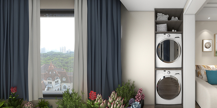 Al1ve-海德公园83㎡3室装修效果图