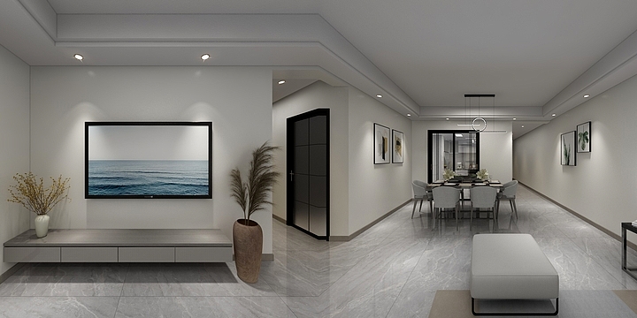 萧条的繁华-御龙湾4-2-1101-装修设计方案