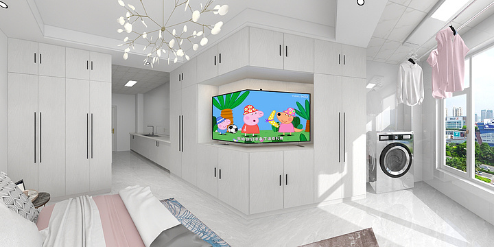 金巢饰家-桂花丽舍小公寓603-装修设计方案