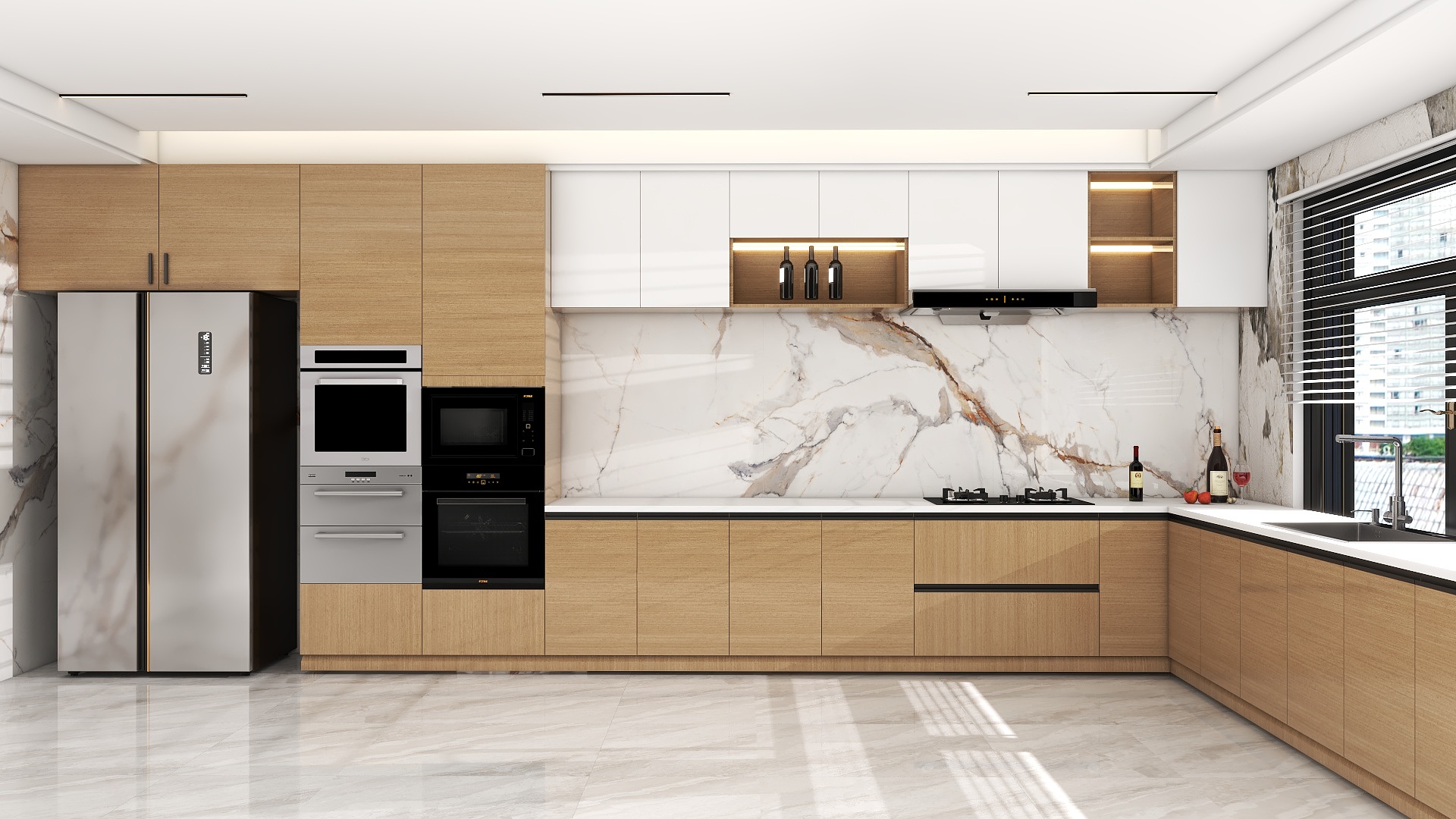 拾二点睡-厨房效果-装修设计方案