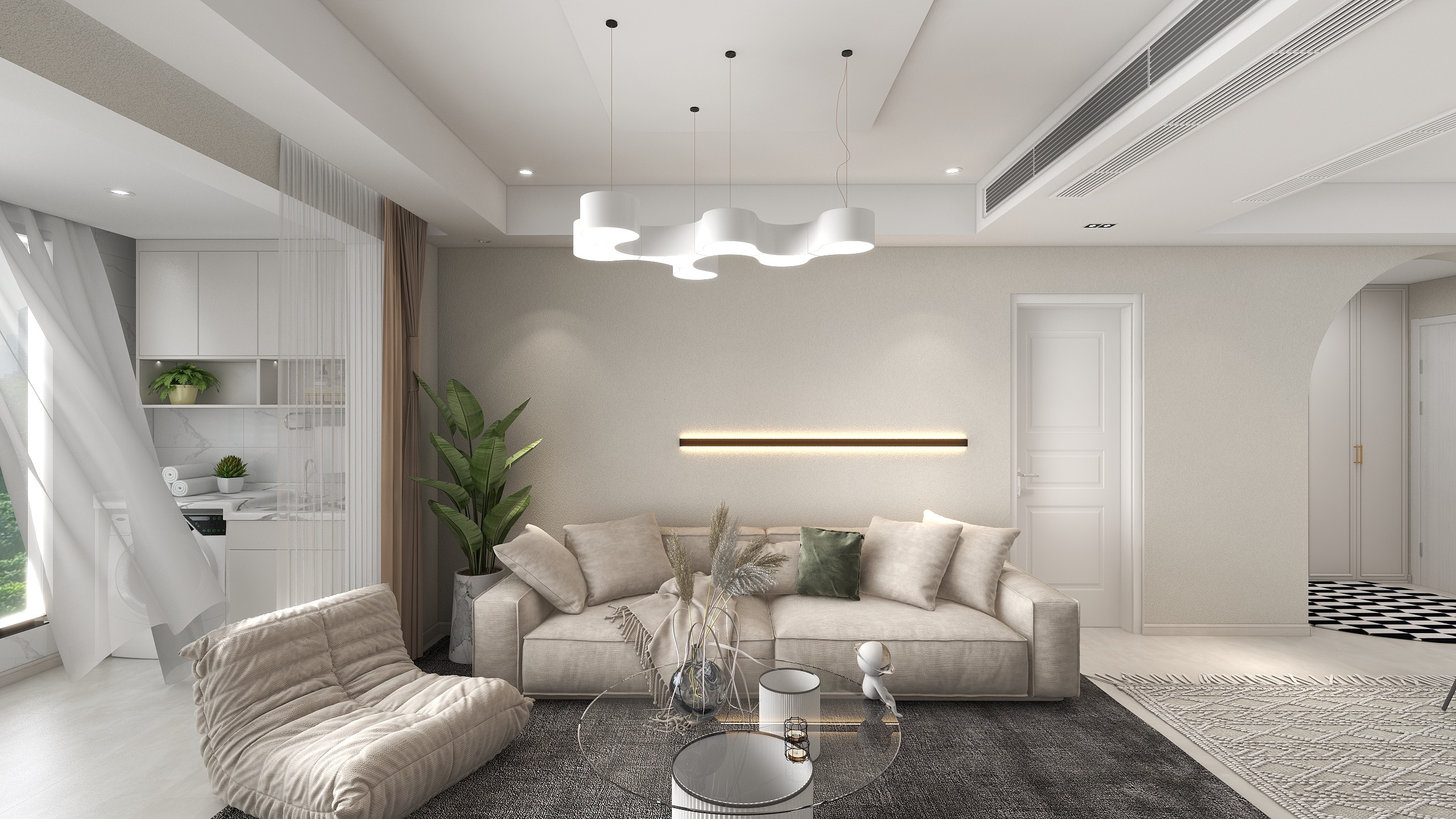 专业画图三十年-玺樾府客餐厅-装修设计方案