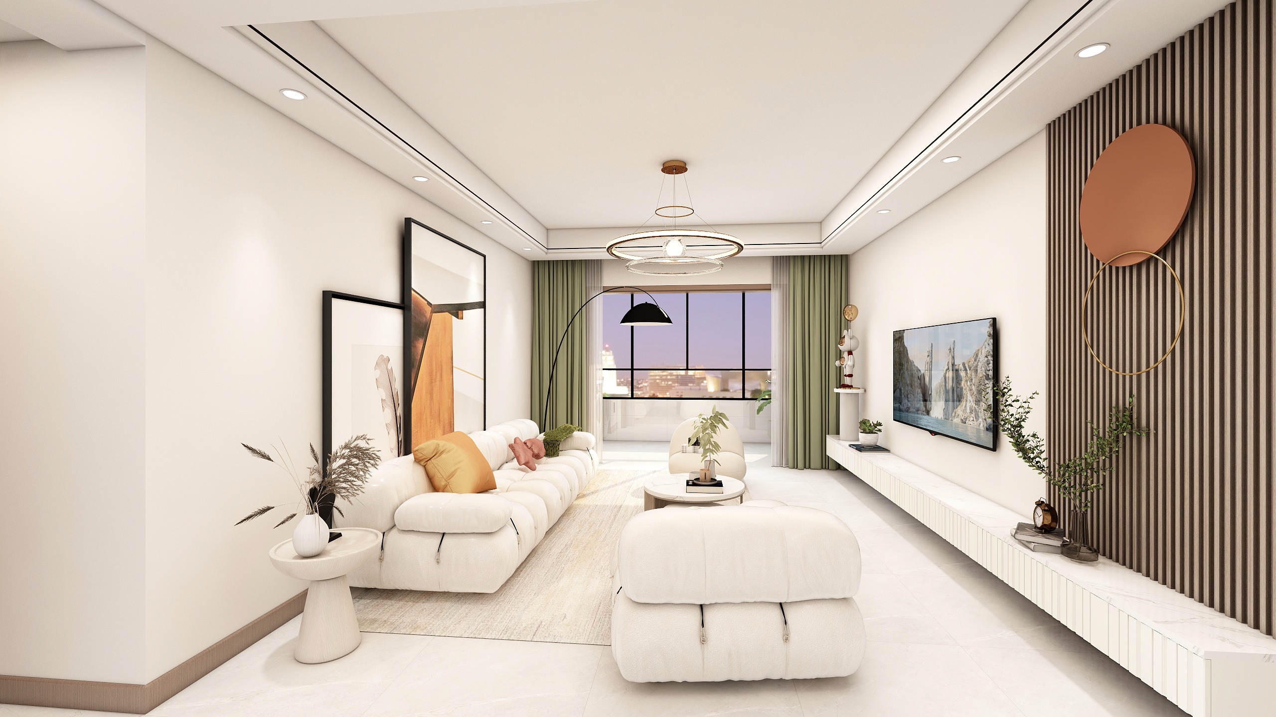 望江室内设计师-130㎡1室-装修设计方案