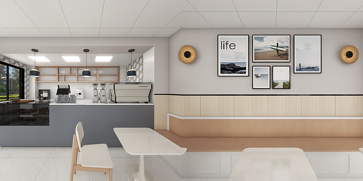 吃点彩虹糖-竹坑饮品店-装修设计方案