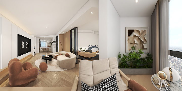 o效果图-远洋尚东万和雅居-装修设计方案