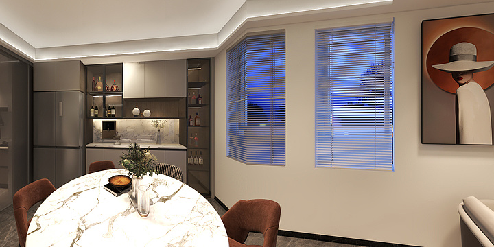 尚宸全案设计徐文达-（二改）当代万国墅三层叠墅-装修设计方案