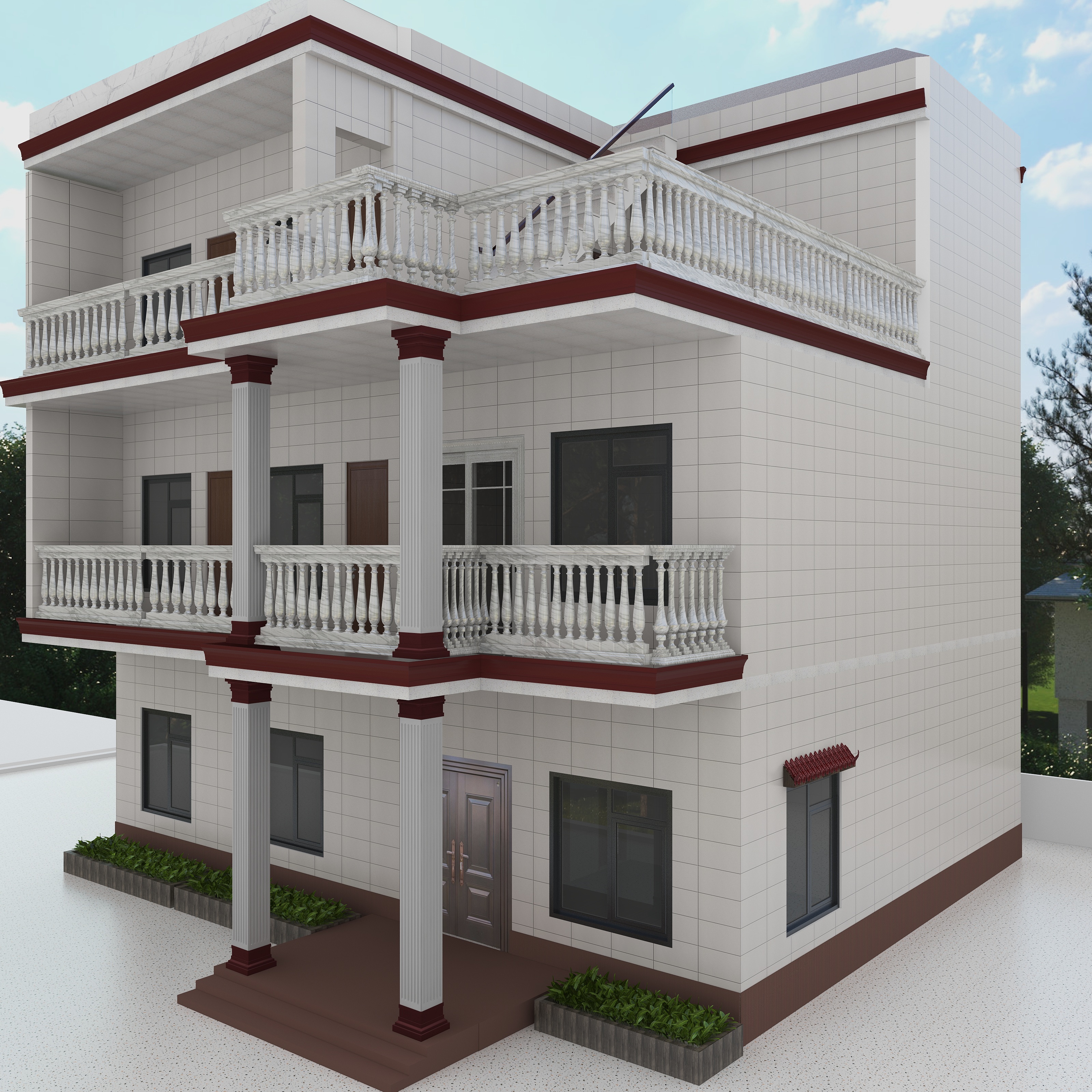 湖南永盛家居-客厅吊顶-装修设计方案