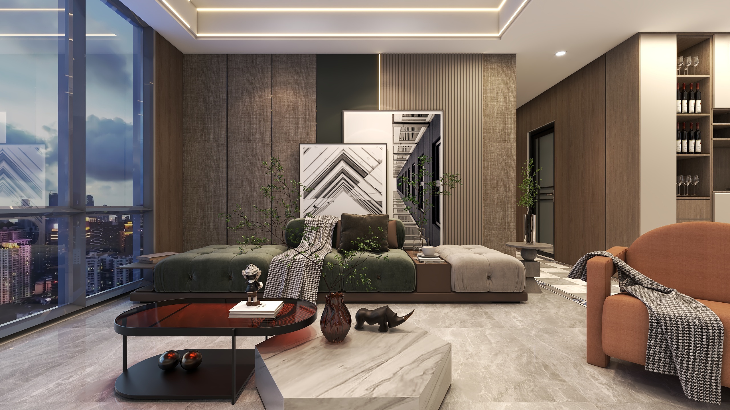 .小李.-万锦红树湾105㎡2室-装修设计方案