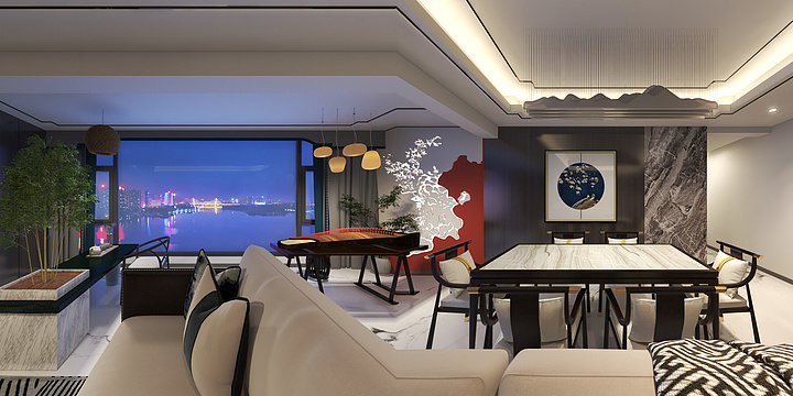 鸿鹄丶烙烨-月映东方43-1-302-装修设计方案