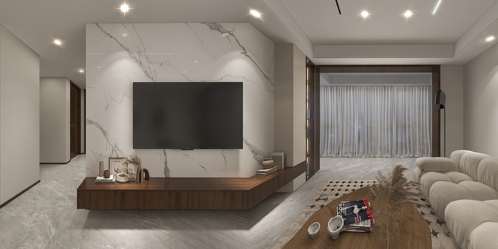 奉化欧博尔-中南5-1903施工图完整(1)-装修设计方案