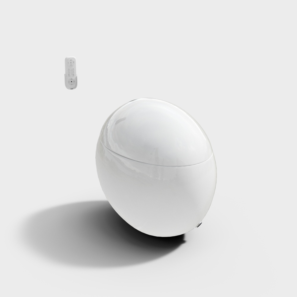 Customer Reviews for Modern White Egg-Shaped Smart Toilet with High Version