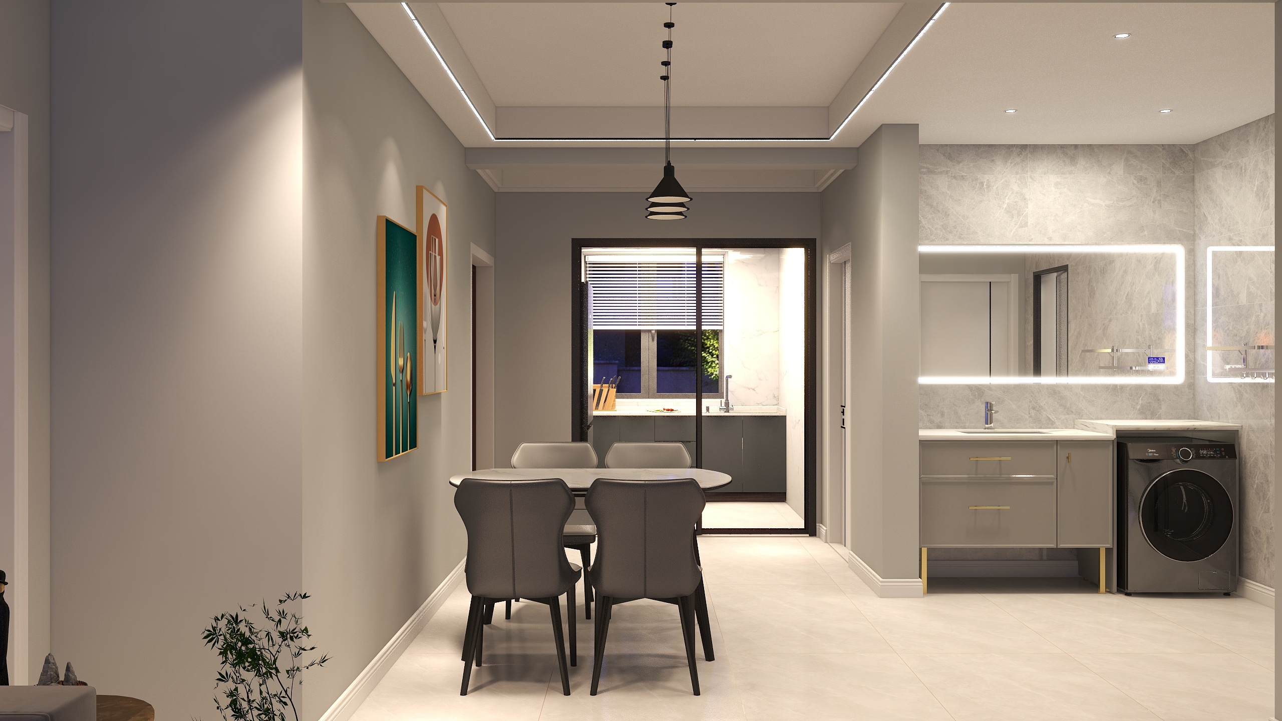 水韵设计装饰工作室-肃南县裕固风情街B户型-装修设计方案