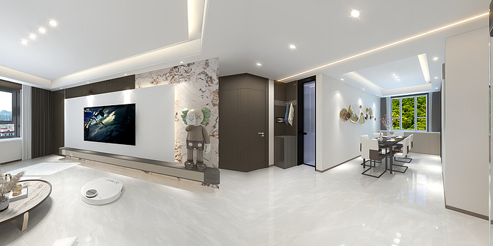 致峰装饰周玉哲-虹桥花园-装修设计方案