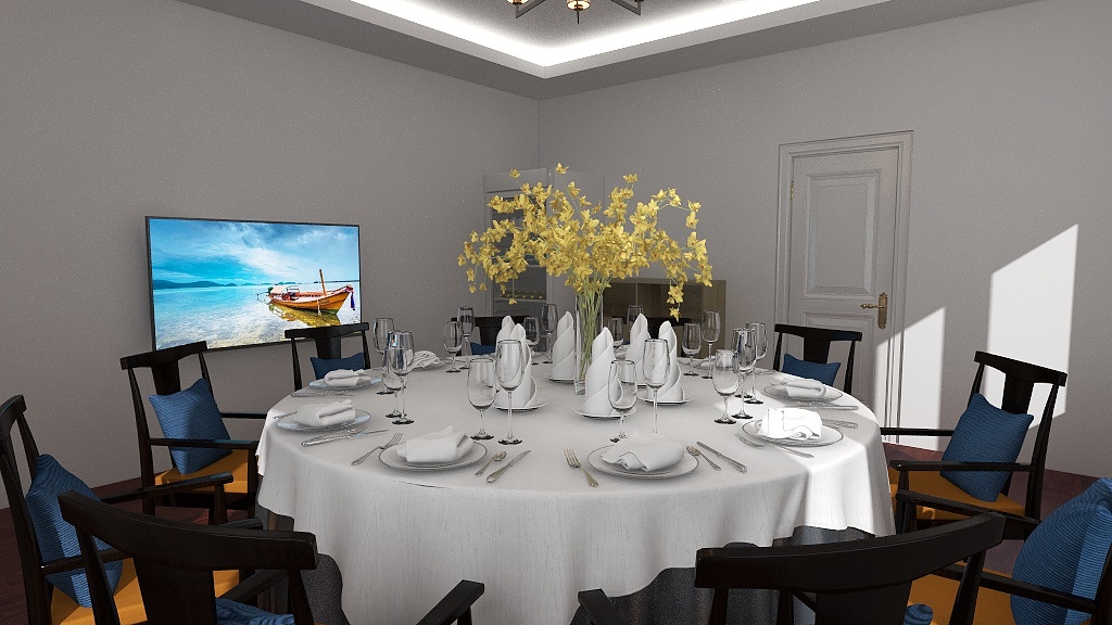 刘鹏zKdC-陈总餐厅-装修设计方案