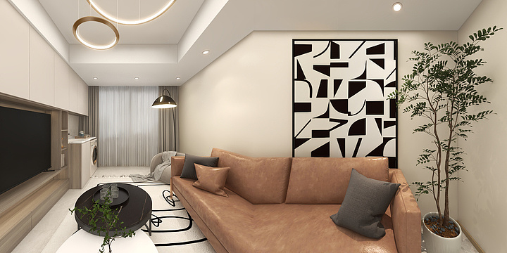 三禾装饰Sh-三禾装饰-兴姜河花苑12-1202（北区）-装修设计方案